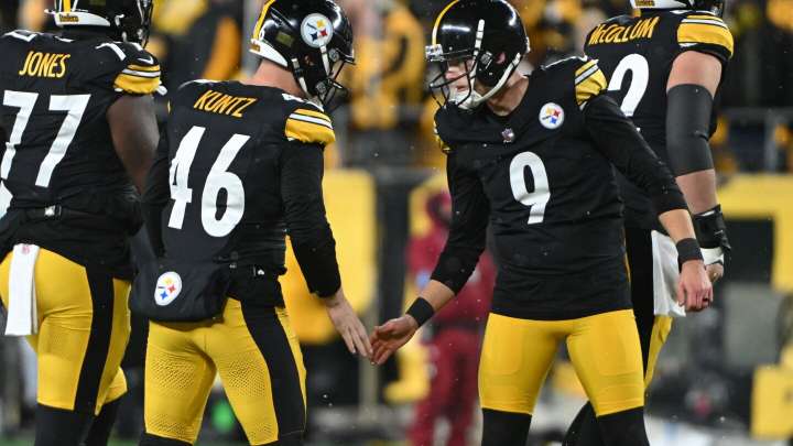 Steelers K Chris Boswell ends his hold