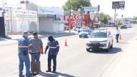 Personal de Agua de Hermosillo atiende a manifestantes