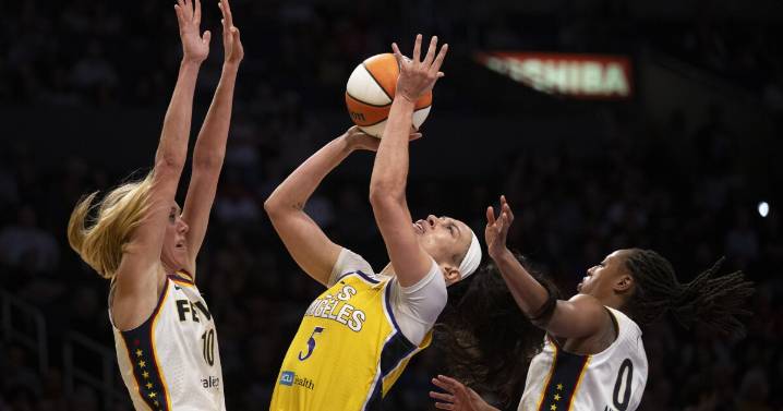 Aliyah Boston makes a key steal late to help Fever beat the Sparks 76