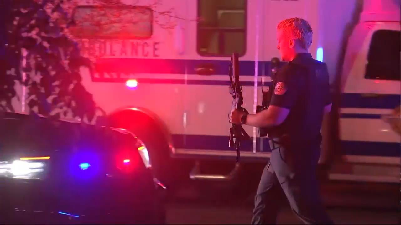 3 officers injured in a Utah shooting and a man is taken into custody