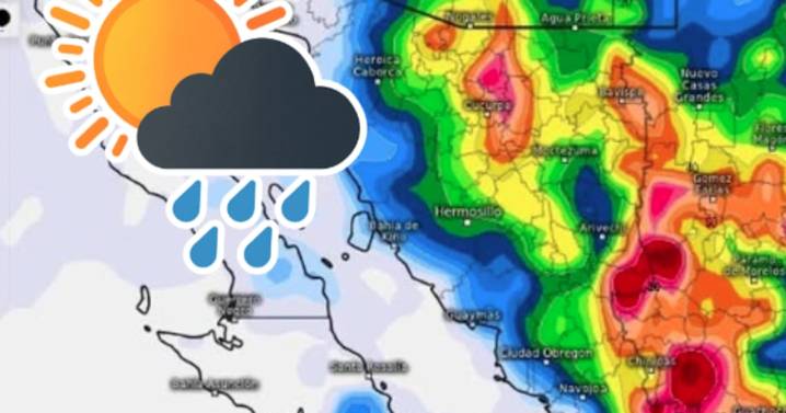 Se mantiene el aviso: lluvias monzónicas y temperaturas de hasta 42 °C continuarán toda la semana en Sonora