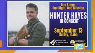 Hunter Hayes to headline the "United We Stand to End Child Hunger" concert