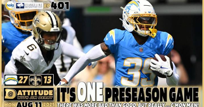 First preseason game takeaways from Saints fans and Shough-Rattler talk on Dattitude, Ep. 401