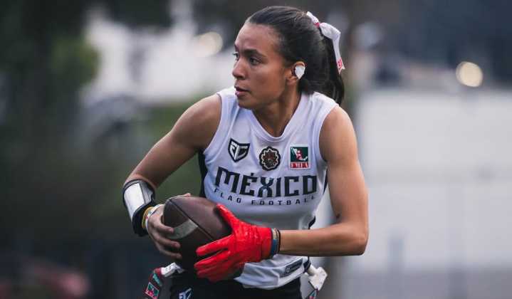 Tania Rincón, la QB mexicana que apareció en el comercial de flag football en el Super Bowl