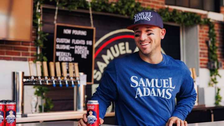 Bregman’s Beer released by Samuel Adams, Alex Bregman