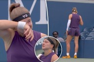 Tennis ace Karolína Muchová cries at US Open after seeing ex in crowd