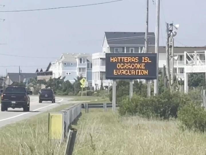 Outer Banks braces for tropical storm conditions, impacts from Hurricane Erin