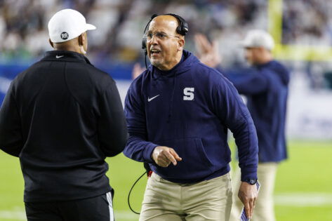 James Franklin Faces Risk of Losing In-State PSU Target as He Names Likely CFB Destination Penn State’s James Franklin could lose a top in-state recruit, as the he hints at a likely college football d