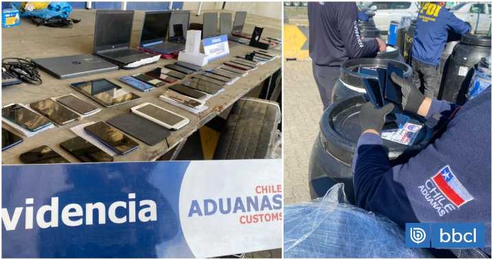 Del Puerto de Valparaíso a Haití: descubren envió ilegal de celulares, notebooks y tablets