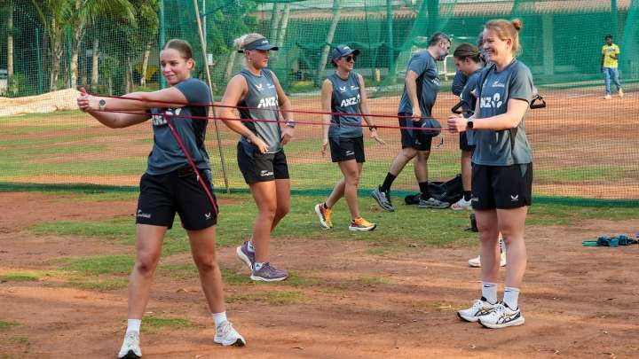 New Zealand sweat it out at the Super Kings Academy to start ODI World Cup prep