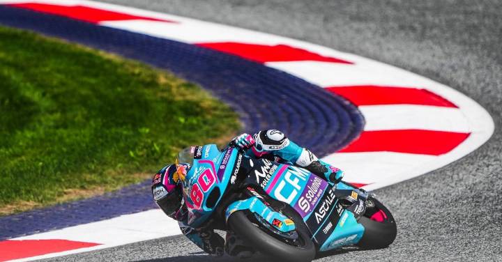 “Me pudieron las ganas”: David Alonso sufrió aparatosa caída en Gran Premio de Austria de Moto2; iba tercero
