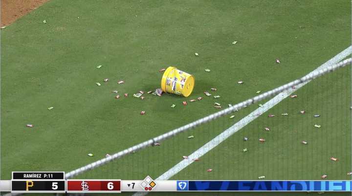 WATCH: St. Louis Cardinals Player Tosses Bat, Candy in Wild Ejection Meltdown