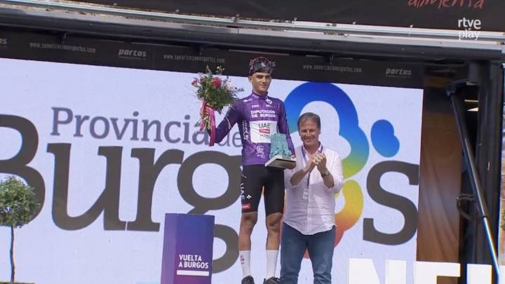 Isaac del Toro: Tras pinchazo, el mexicano se recupera y gana la Vuelta a Burgos