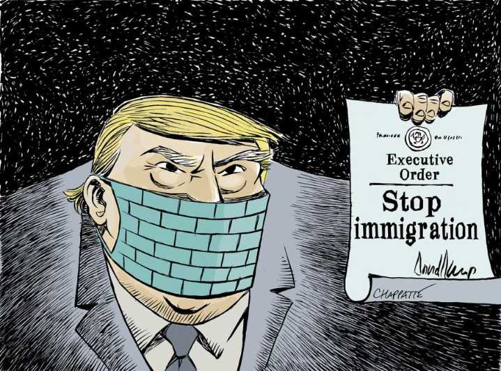 Trump lanza campaña "Conmoción y Pavor" contra inmigrantes legales