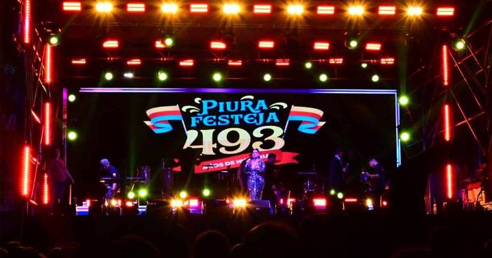 Piura celebró sus 493 años con una noche de música y alegría
