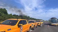 Vuelca automóvil en la autopista Durango-Mazatlán; habría 4 heridos