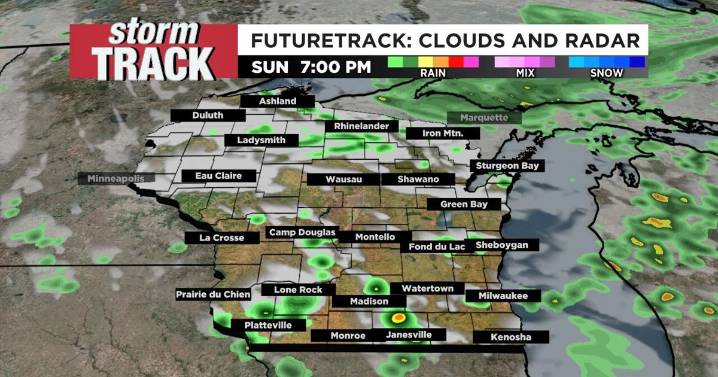 Cool and quiet overnight with increased chance of showers tomorrow afternoon