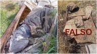 Aclaran reporte de un féretro con restos humanos expuestos en El Saucito