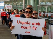 ¿Los auxiliares de vuelo de EEUU se atreverán a parar como los de Air Canada?
