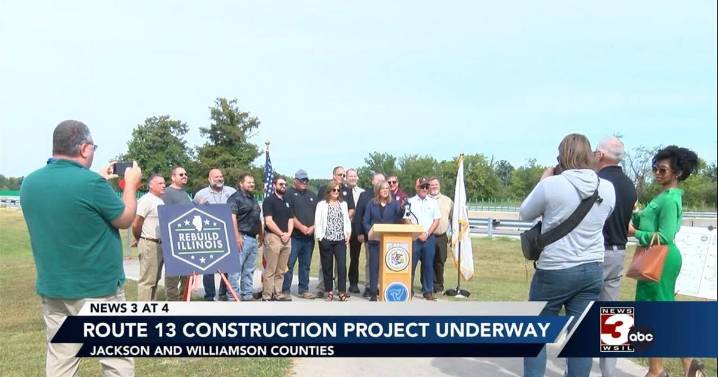 Major Illinois 13 infrastructure work kicks off in Jackson and Williamson Counties