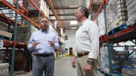 Sen. Schiff tours San Diego Food Bank, predicts ‘more hunger’ due to Trump cuts
