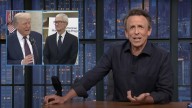 Seth Meyers reacts to Trumps strained meeting with Apple CEO Tim Cook