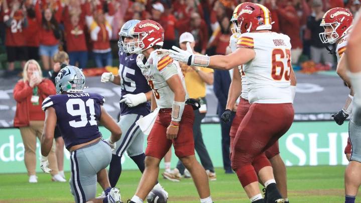 Rocco Becht stars as No. 22 Iowa State beats No. 17 Kansas State 24