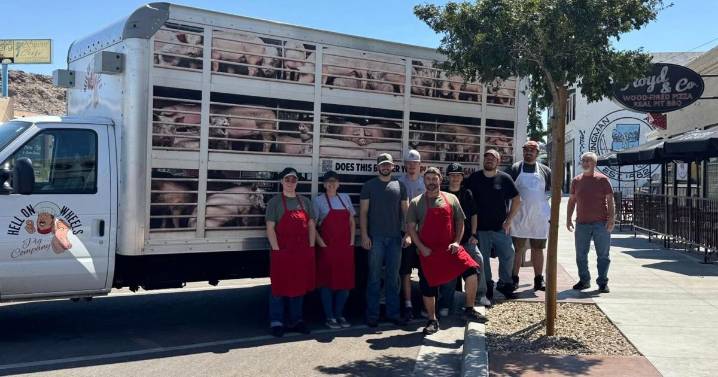 PETA's 'Hell On Wheels' truck gets friendly welcome from Kingman BBQ joint