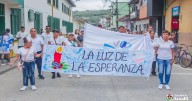 Comunidad de Amalfi (Antioquia) marcha para exigir paz y rechazar la violencia