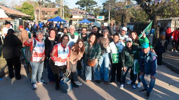 Gremios acompañaron el festival por la continuidad del hogar Eva Perón de Burzaco