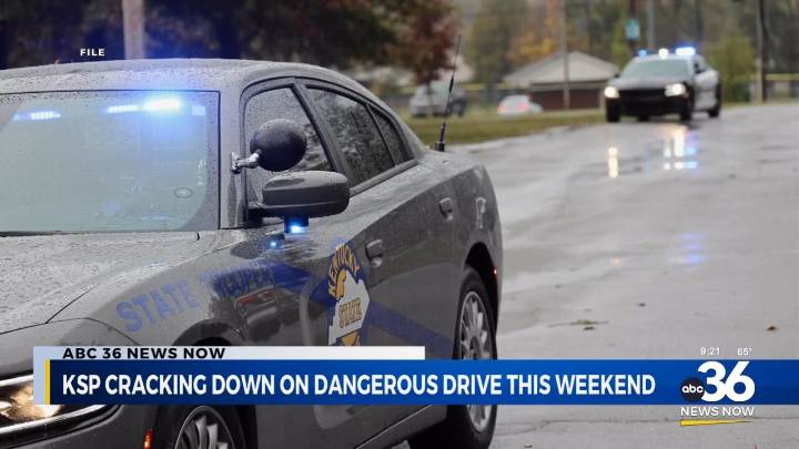 Kentucky State Police step up patrols for Labor Day weekend safety campaign