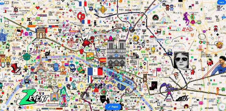 Gamers are taking over wplace, the Google Maps for mass collaboration pixel art