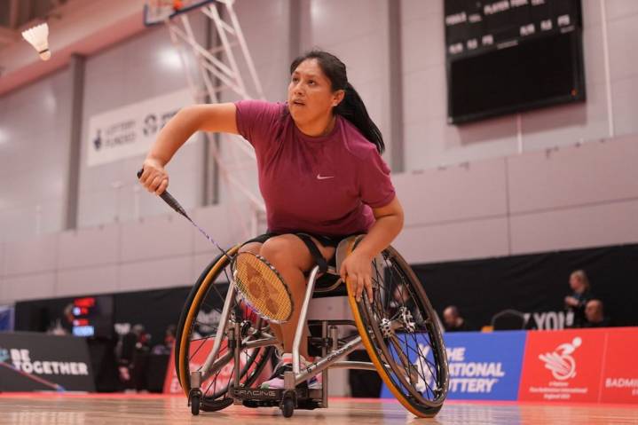 Pilar Jáuregui clasificó a semifinales en singles y dobles en el Torneo Parabadminton