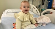 'We saw an odd glow while bathing our baby, now she's fighting for her life'