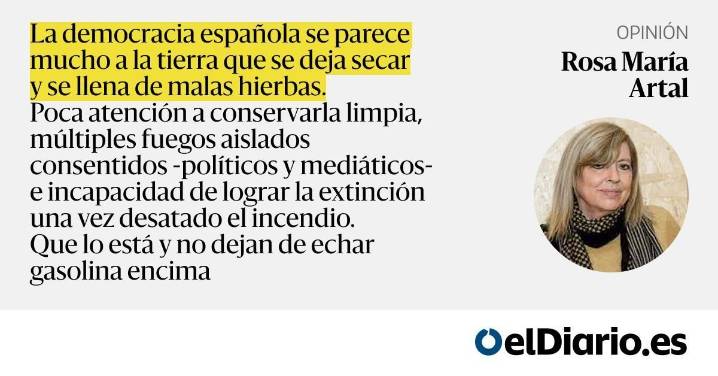 Arde la democracia