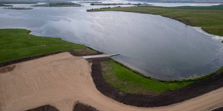 ND Outdoors: Reule Lake boat ramp construction