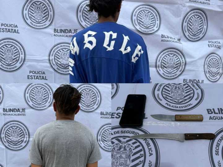 Caen dos por robo con violencia en San Pancho
