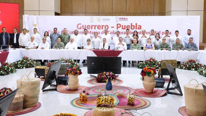 Puebla y Guerrero pactan combate al narco en la Mixteca