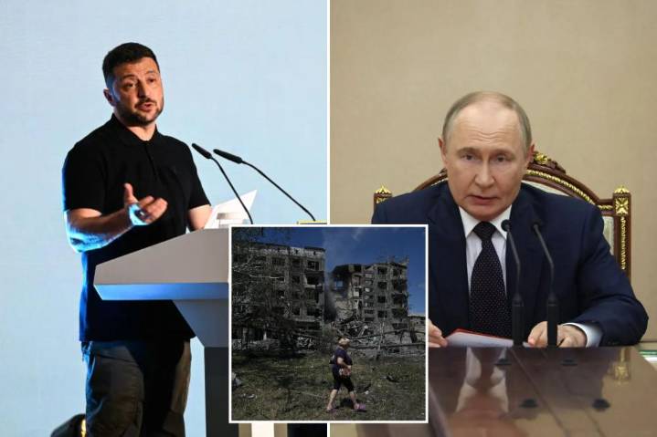 Zelensky says Putin wants remainder of Ukraine's Donetsk region in potential cease
