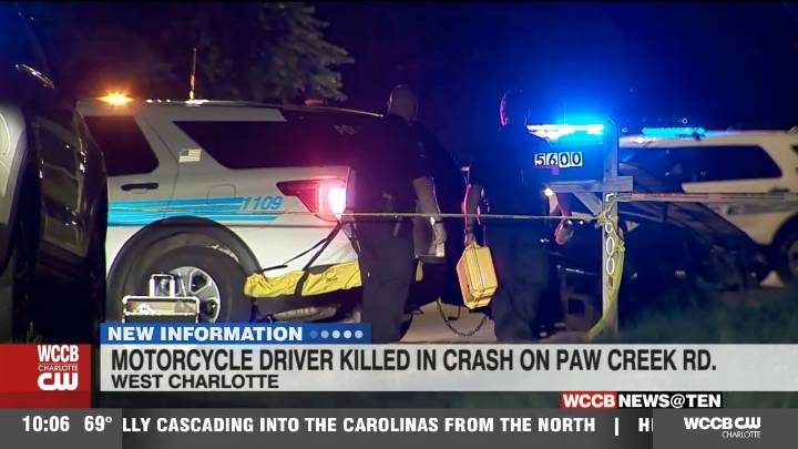 Motorcycle rider killed in wreck with SUV on Paw Creek Road