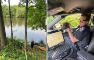 A goose gets a ride in a police cruiser, a ghost hunter finds a bone, and other blotter tales