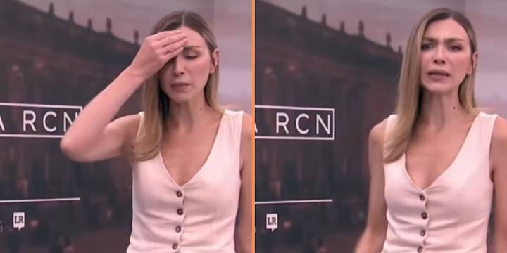 Presentadora de Noticias RCN cometió un error en plena transmisión en vivo: sus compañeros la salvaron