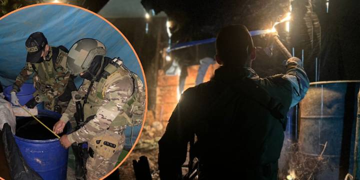 Golpe a narcocampamentos en Cusco: operativo combinado destruye laboratorios y decomisa toneladas de cocaína