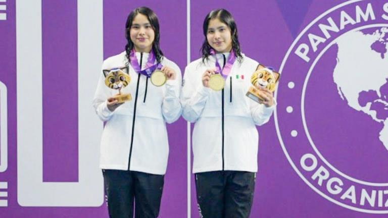 Oro en los Panamericanos Junior para Lia y Mia Cueva