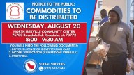 Iberville Parish partners with Greater Baton Rouge Food Bank to distribute food