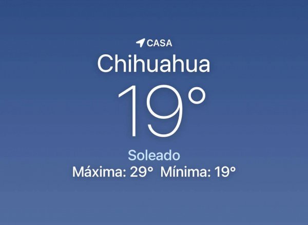Se espera clima fresco y lluvia con máxima de 29 grados centígrados