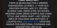 FWPD asking for help in finding endangered, missing, 11