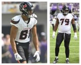 Texans rookie tackle Aireontae Ersery opens eyes with blocking skills, solid debuts for Jayden Higgins, Jaylin Noel.