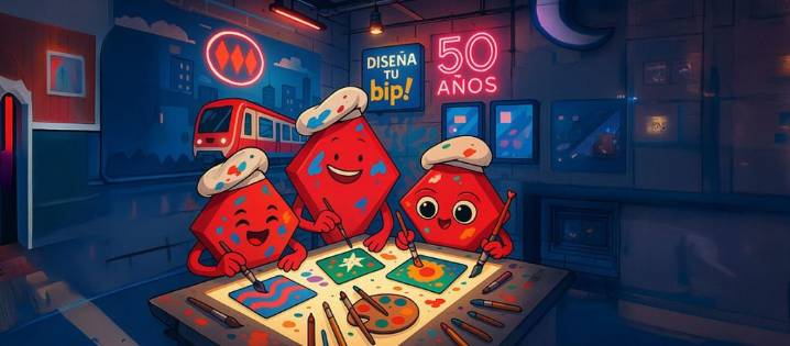 Metro revela los finalistas del concurso "Diseña la bip! del futuro": Así puedes votar por tu favorito