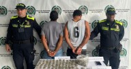 En dos operativos Policía captura a cuatro presuntos expendedores de drogas en Caldas